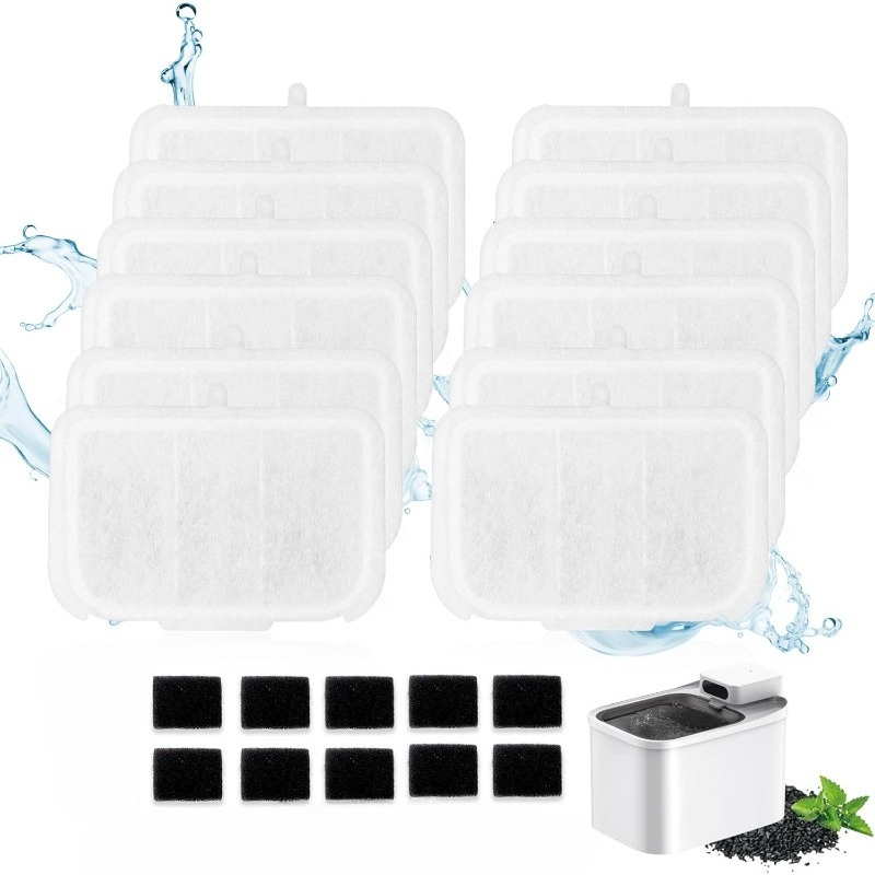 Automatic Cat Water Dispenser 3L - 12 PCS Upgraded Pet Cat Kit