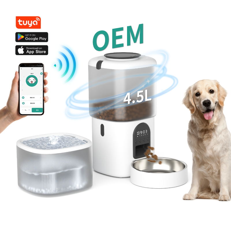 Smart Pet Water Fountain Wifi - Pet Products Supplier 2 In 1