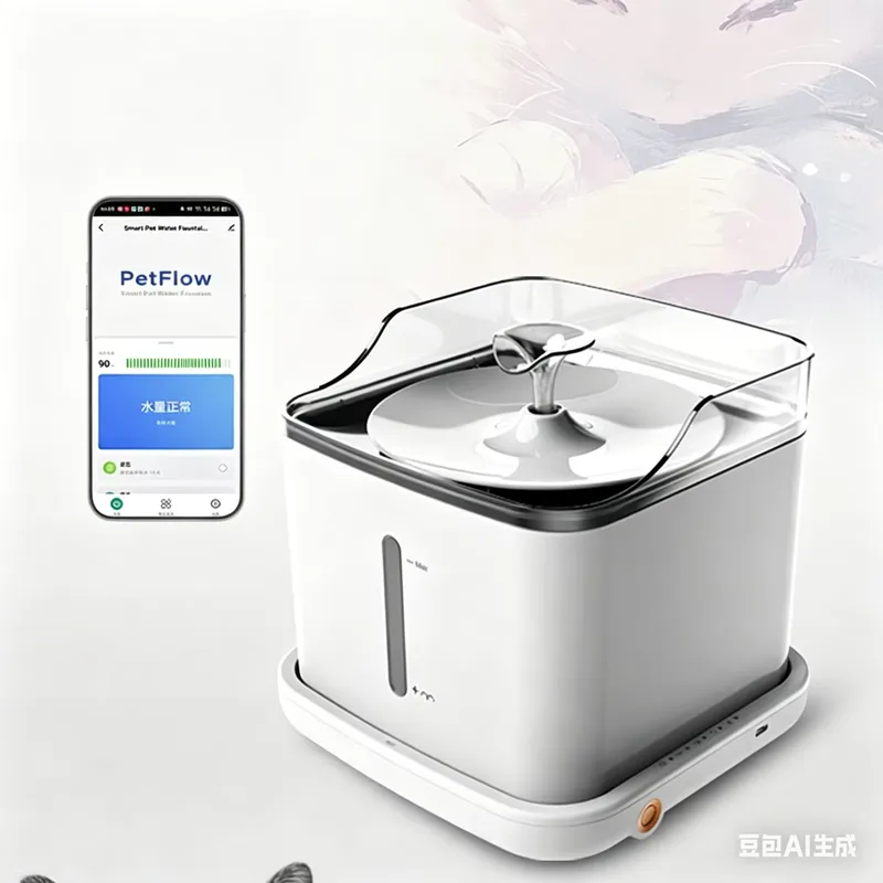 Smart Pet Water Fountain Wifi - New Smart App Control Wifi 75oz/2.2L