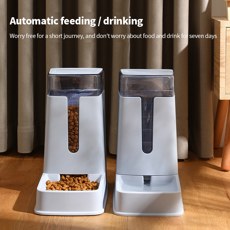Dog Water Fountain Large - 3.5L Auto Food Feeder Dispenser Dog