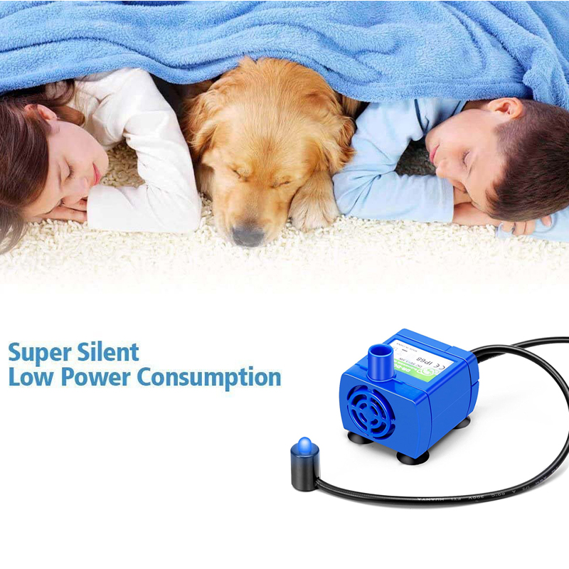 Pet Water Fountain Pump Replacement - Cat Water Fountain LED Light Pet