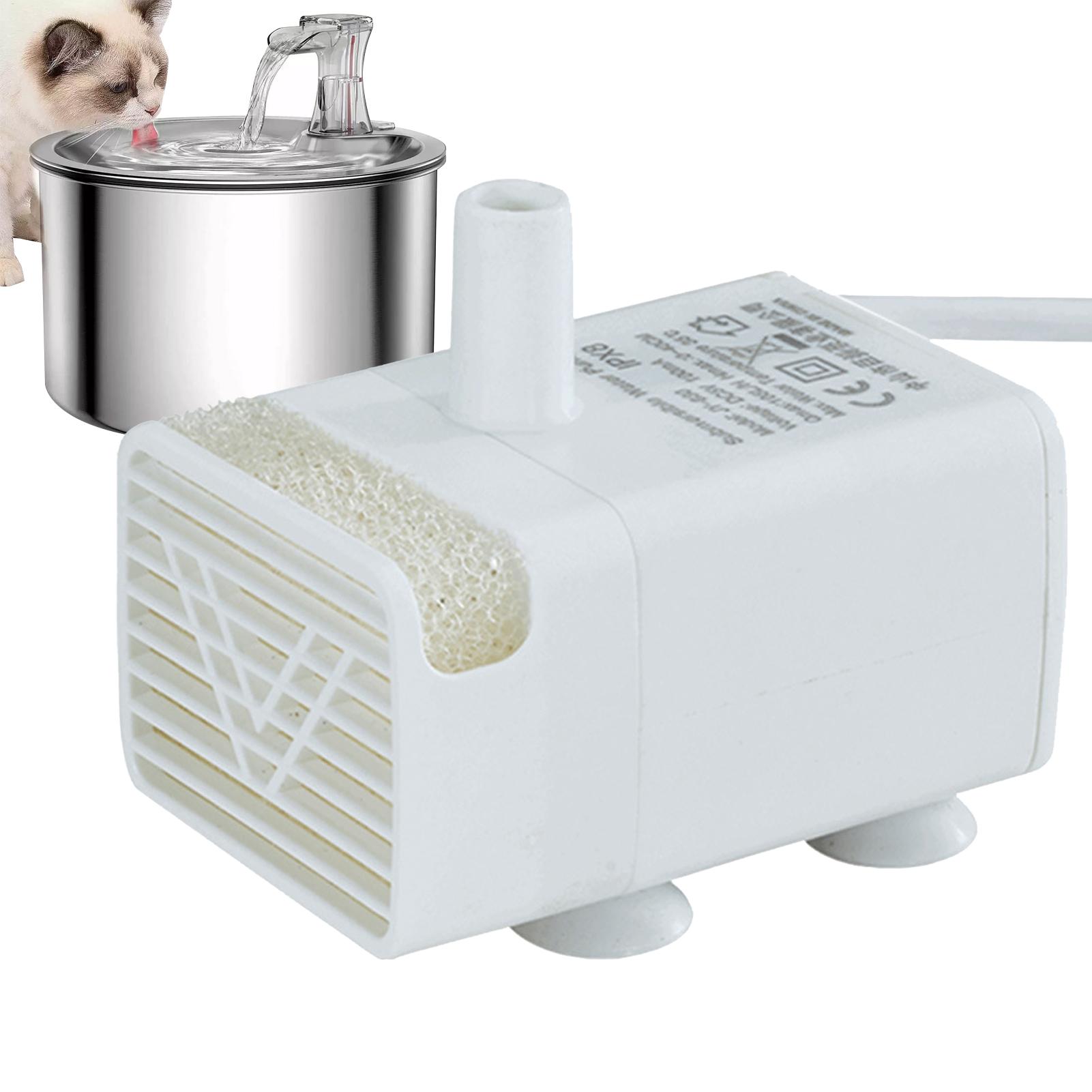 Pet Water Fountain Pump Replacement - Pet Fountain Motor Submersible Pump Silent