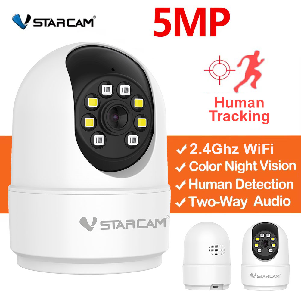 Smart Pet Feeder Camera Wifi - Vstarcam 5MP HD WiFi IP Camera