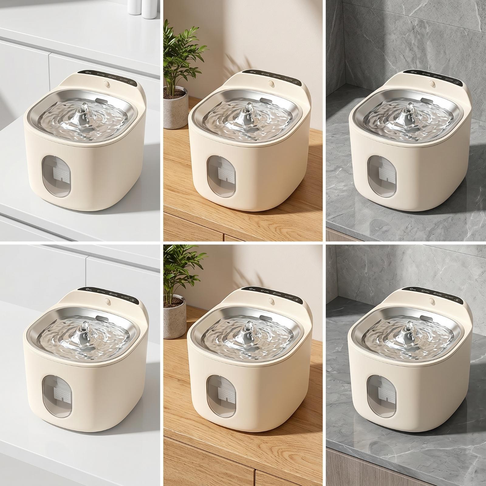 Dog Water Fountain Large - Automatic Drinking Founta Smart Pet Fountain