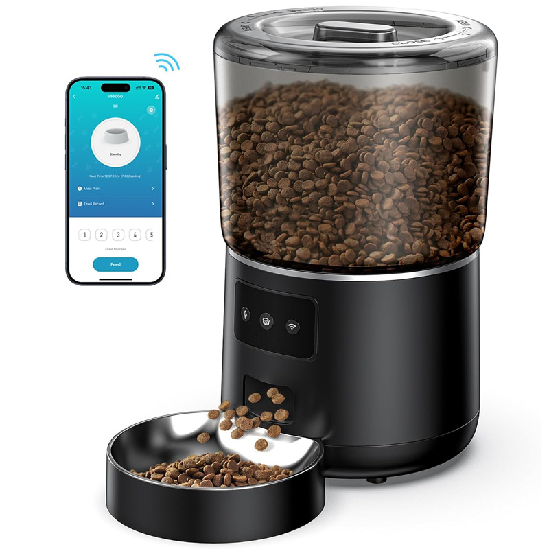 Pet Feeder App Control Portion - 4L WiFi Smart Automatic Pet Feeder