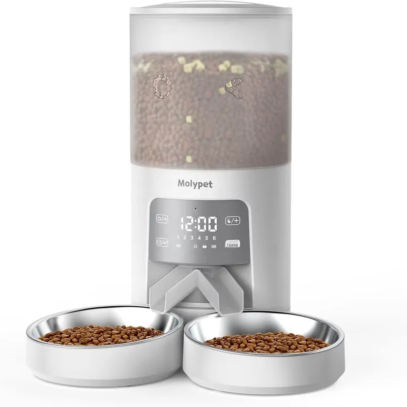 Automatic Cat Feeder 6L Timed - Automatic Pet Food Dispenser 3L 4L