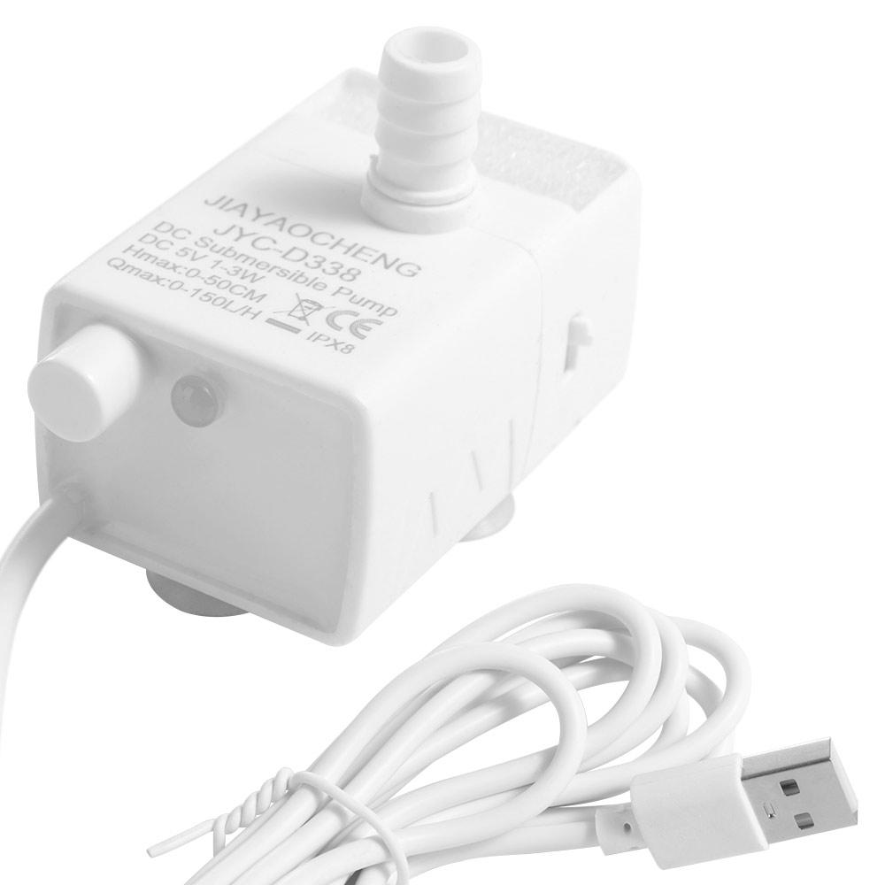 Pet Water Fountain Pump Replacement - Ultra-quiet Pet Water Dispenser Pump LED