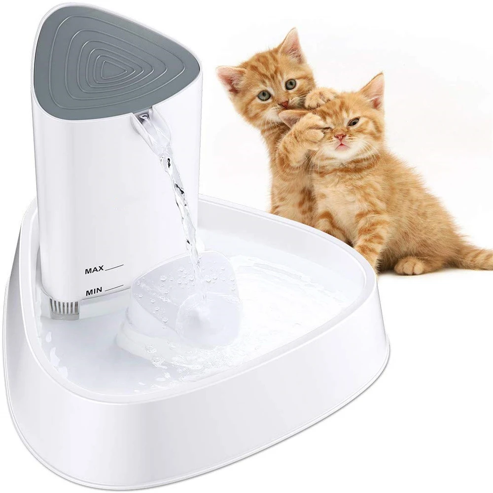 Automatic Cat Water Dispenser 3L - ELSPET Cat Fountain 1.5L/3L Drinking Automatic