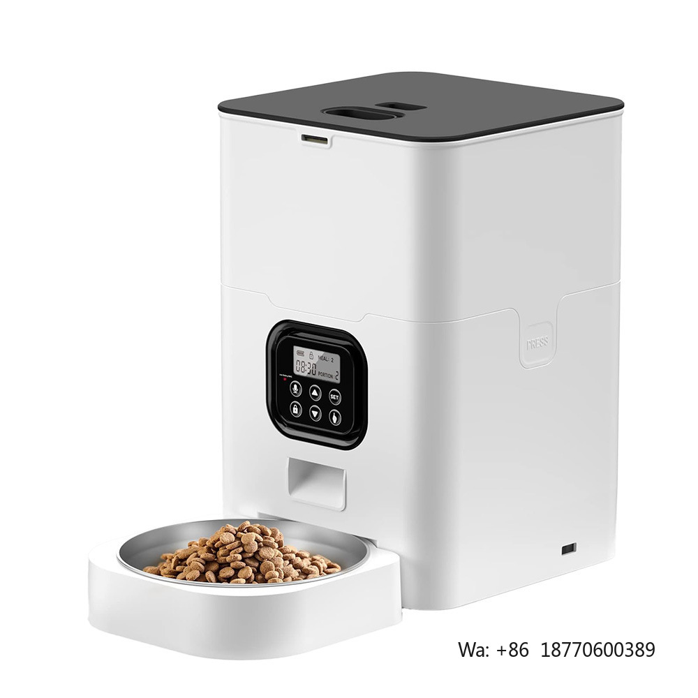 Automatic Cat Feeder 6L Timed - Manufacturer Smart White 4L 6L Automatic