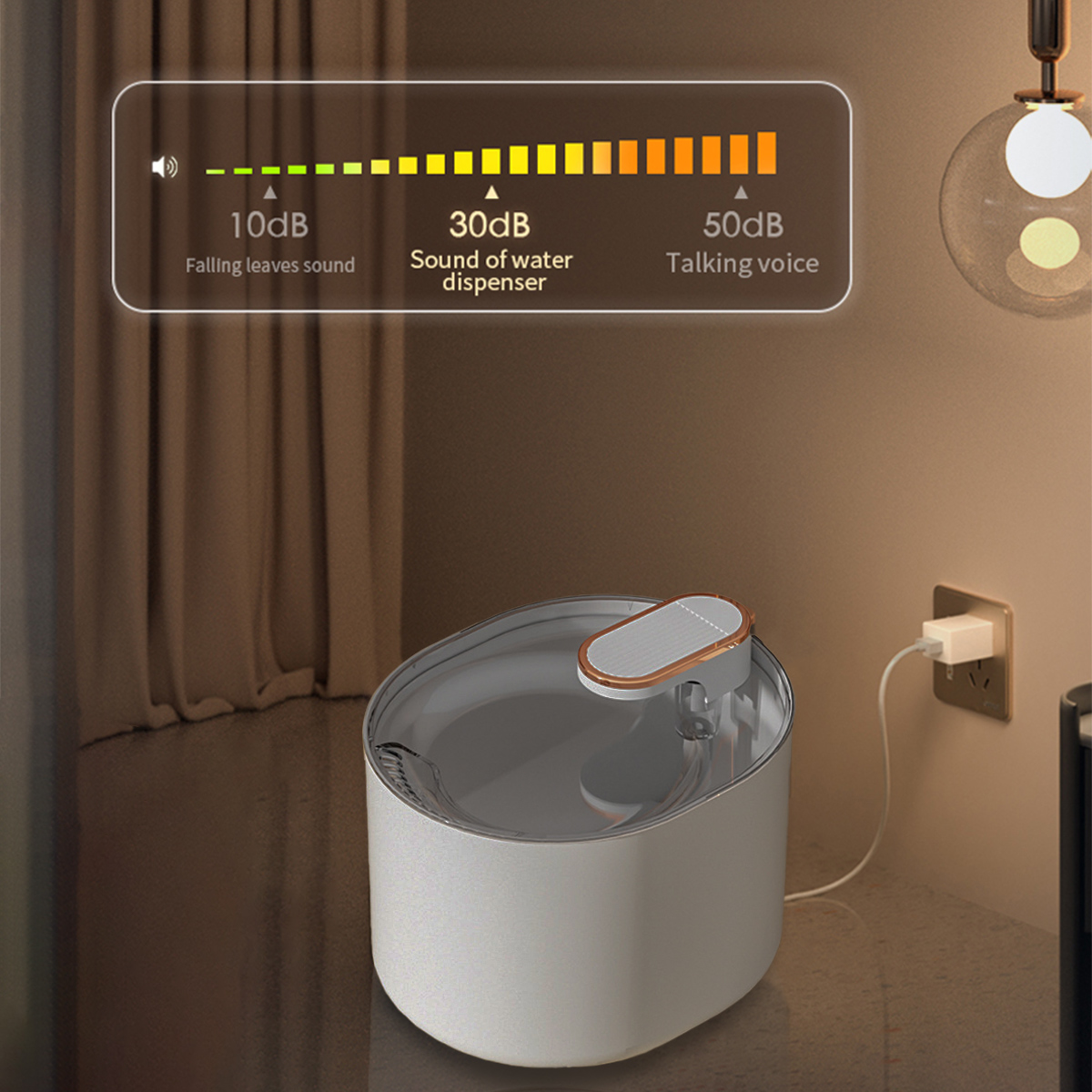 Automatic Cat Water Dispenser 3L - Pet Fully Automatic Water Fountain USB