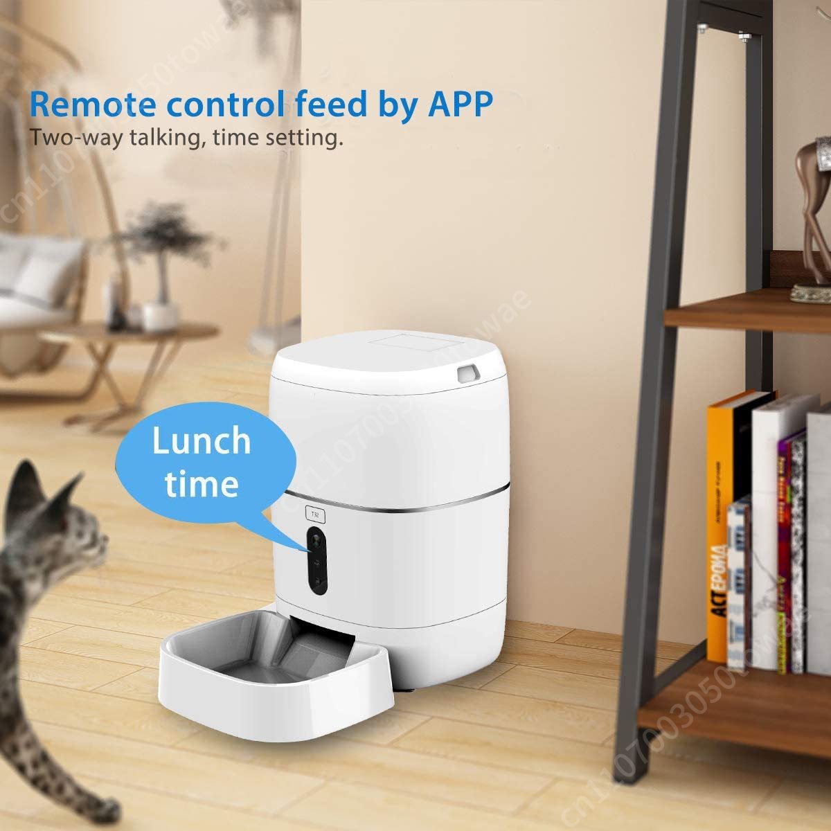 1080P Camera Tuya Smart Wifi A - đánh giá và giá Automatic Cat Feeder 6L Timed