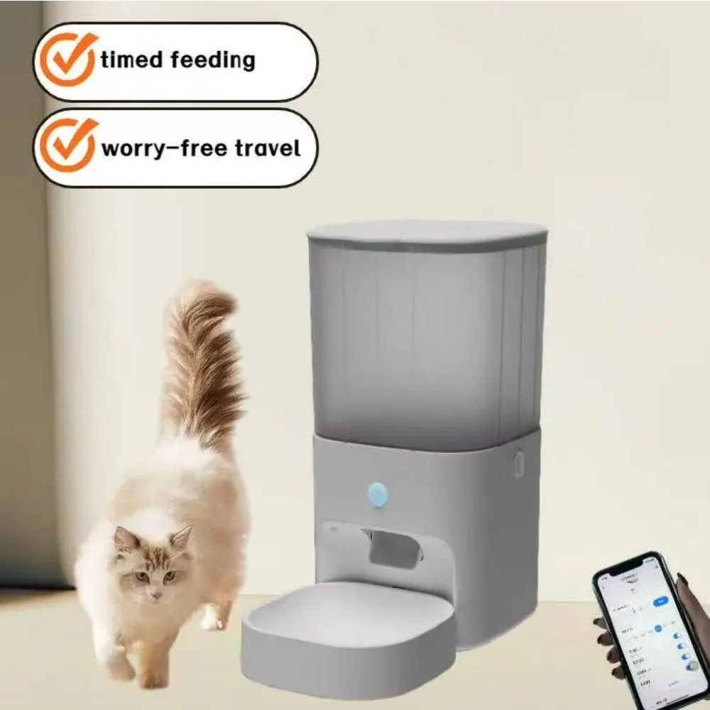 6L Automatic Timed Feeder Pet  - đánh giá và giá Automatic Cat Feeder 6L Timed