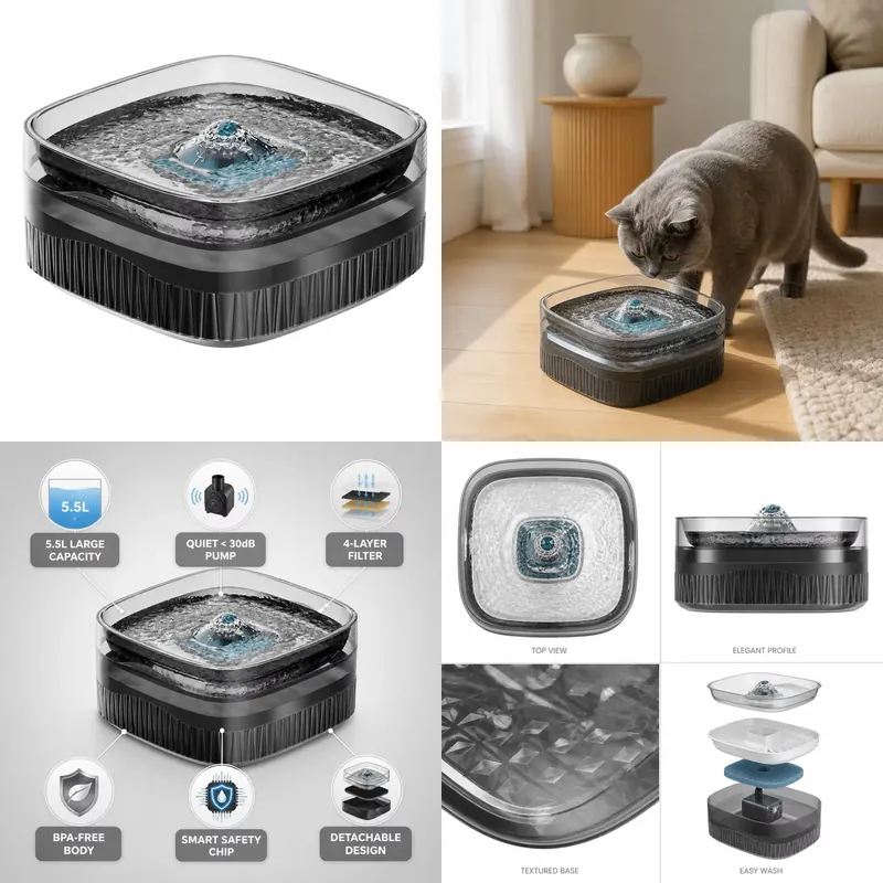 for 5.5L Large Capacity Pet Wa - đánh giá và giá Dog Water Fountain Large