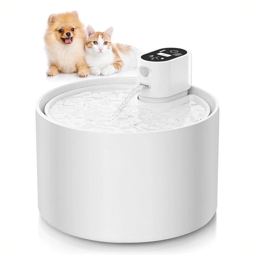 Automatic Ceramic Cat Fountain - đánh giá và giá Wireless Pet Water Fountain Battery