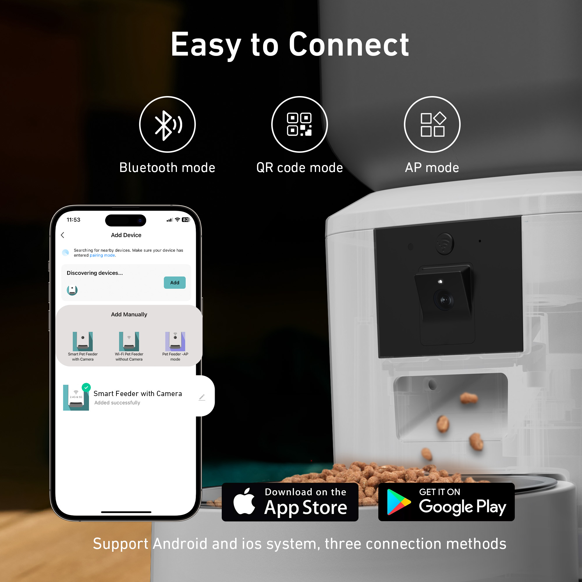8L Automatic Cat Feeder With 1 - đánh giá và giá Smart Pet Feeder Camera Wifi