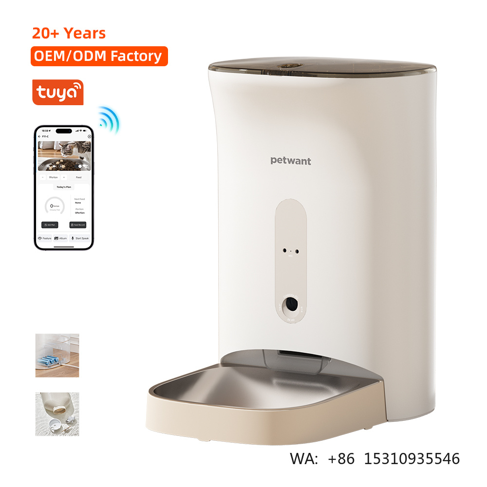 Petwant 4.5L Smart Pet Feeder  - đánh giá và giá Smart Pet Feeder Camera Wifi