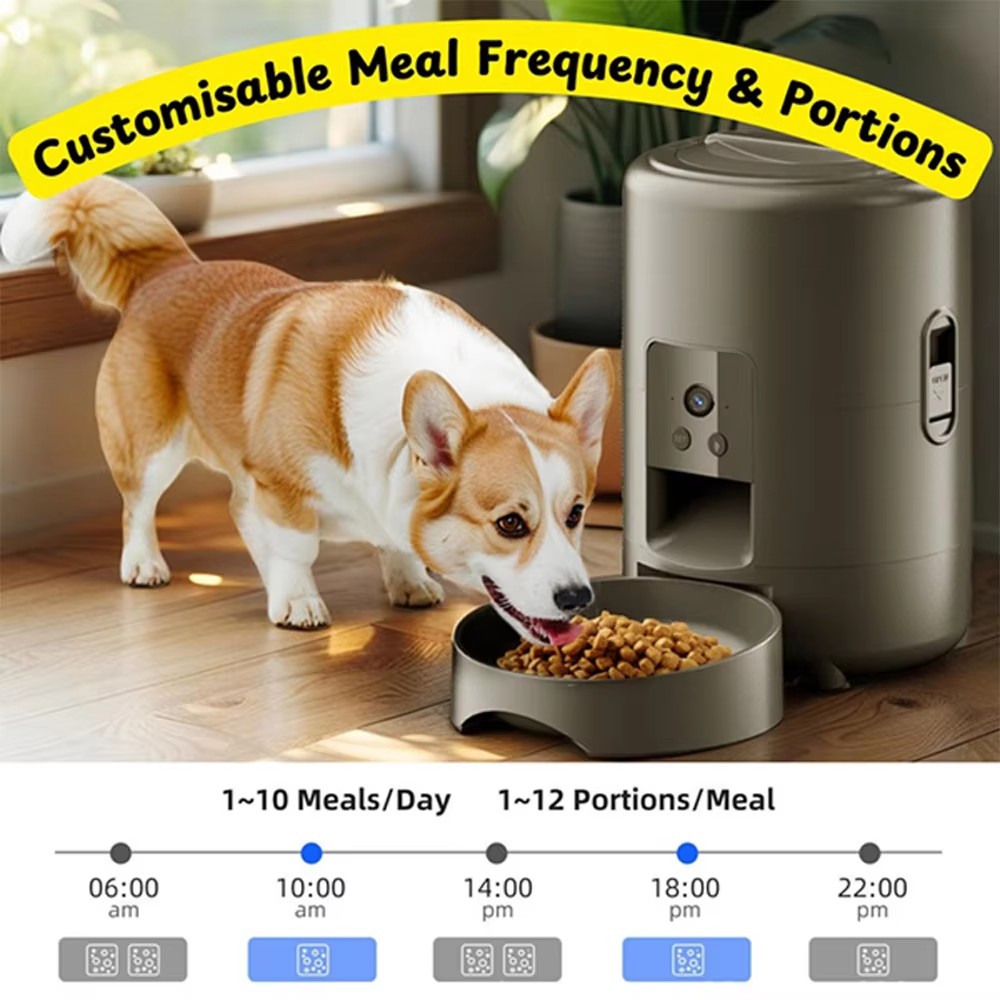 Wi-Fi Smart Portable Battery-P - đánh giá và giá Pet Feeder App Control Portion