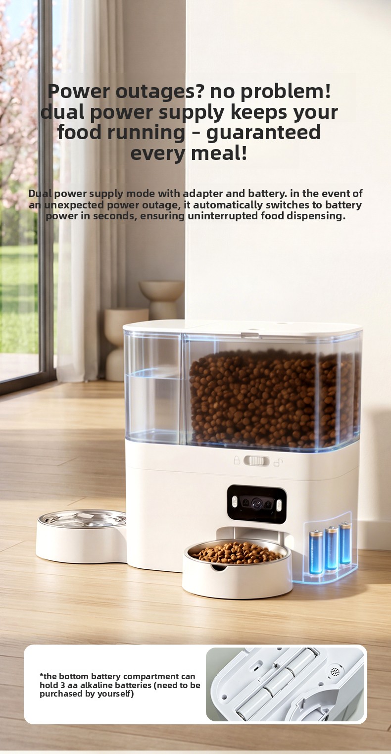 2 In 1 Smart Pet Feeder Water  - đánh giá và giá Smart Pet Feeder Camera Wifi