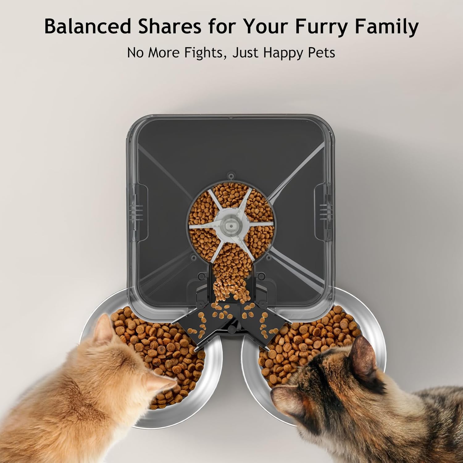 6L Automatic Smart Pet Feeder  - đánh giá và giá Automatic Cat Feeder 6L Timed