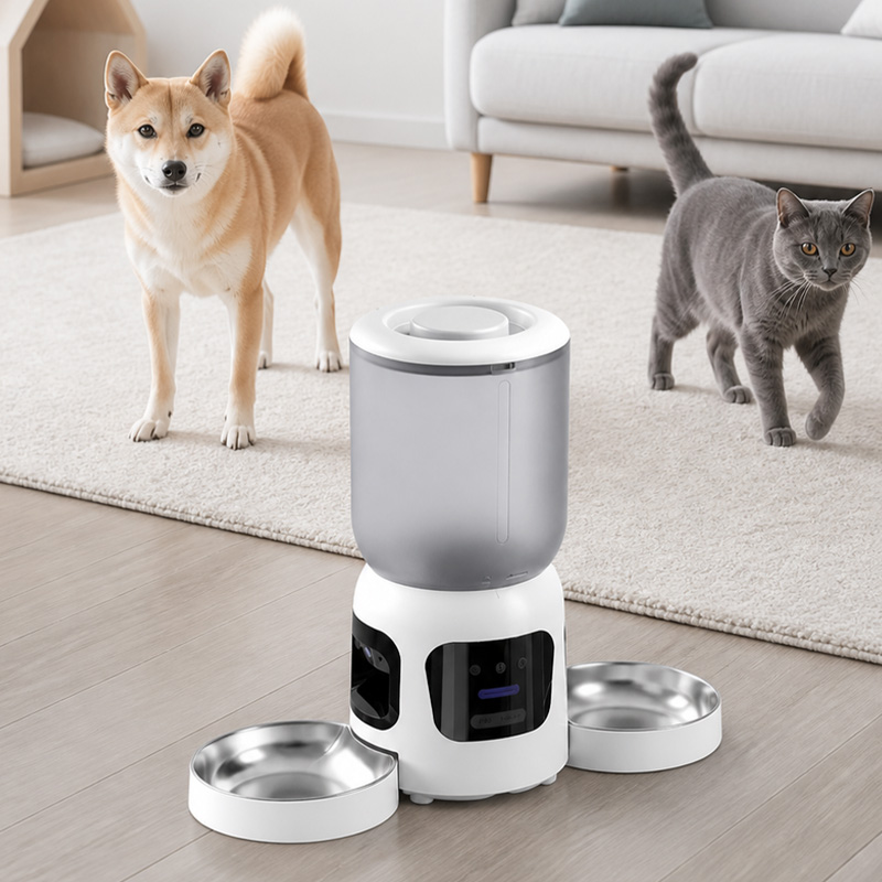 Automatic Smart Pet Feeder Dou - đánh giá và giá Pet Feeder App Control Portion
