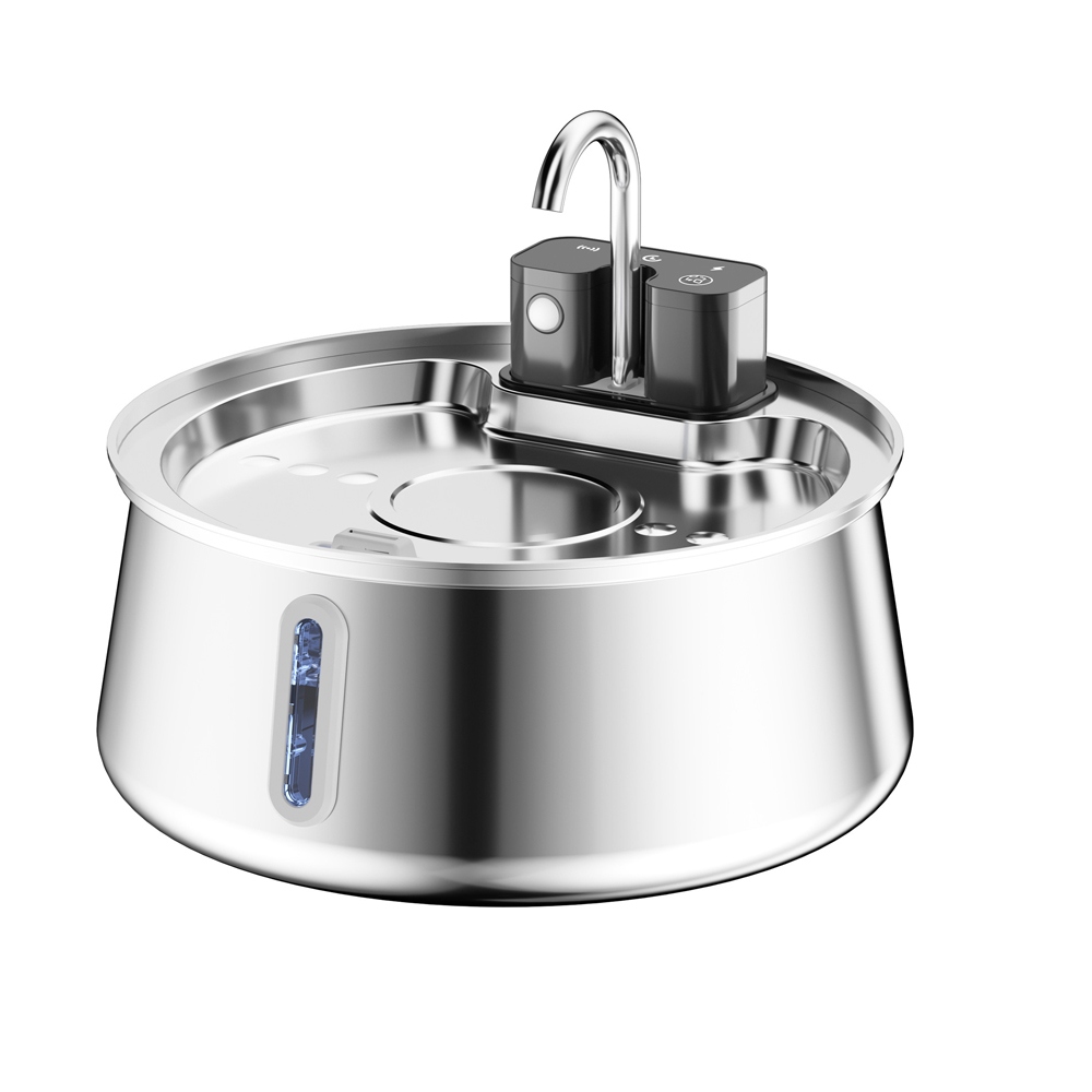 4L Wireless Recharge Stainless - đánh giá và giá Smart Pet Water Fountain Wifi