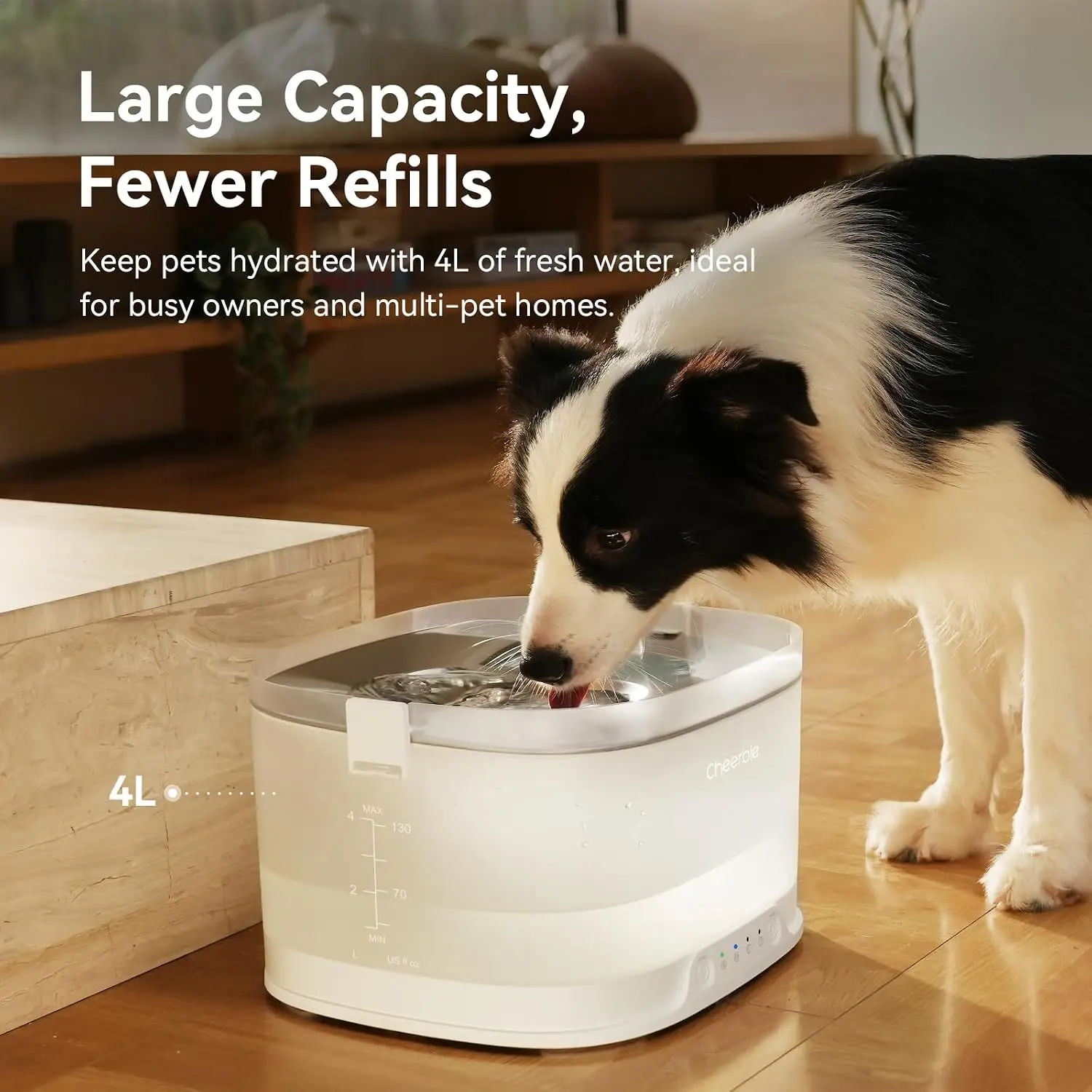 Pumpless Dog Water Elfin Fount - đánh giá và giá Wireless Pet Water Fountain Battery