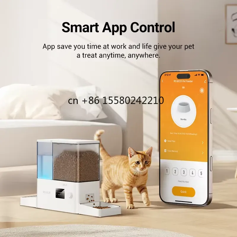 ROJECO 8.5L Automatic Pet Feed - đánh giá và giá Smart Pet Water Fountain Wifi
