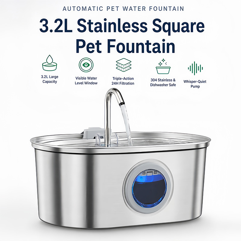 3.2L Pet Water Fountain with F - đánh giá và giá Automatic Cat Water Dispenser 3L