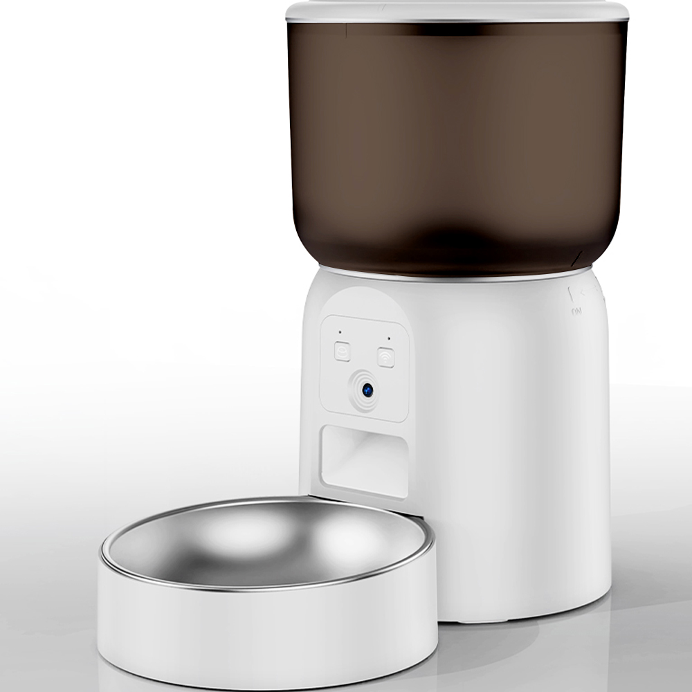 3L Stainless Steel Pet Feeder  - đánh giá và giá Smart Pet Feeder Camera Wifi