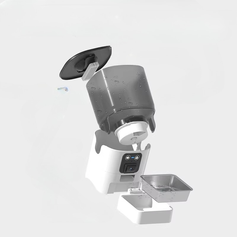 Pet Feeder Automatic with Came - đánh giá và giá Automatic Cat Feeder 6L Timed