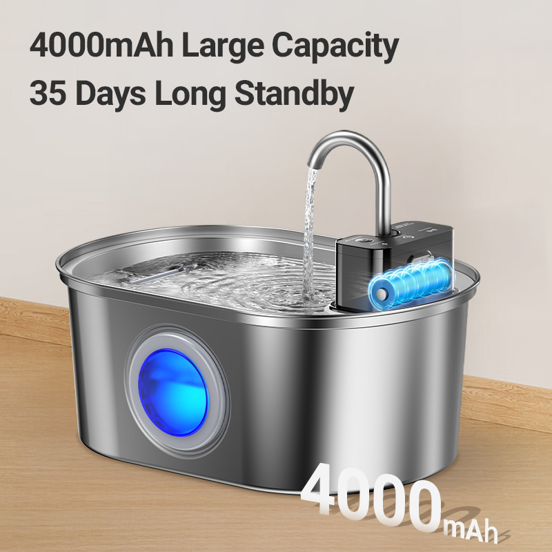 ROJECO Stainless Steel Cat Wat - đánh giá và giá Smart Pet Water Fountain Wifi