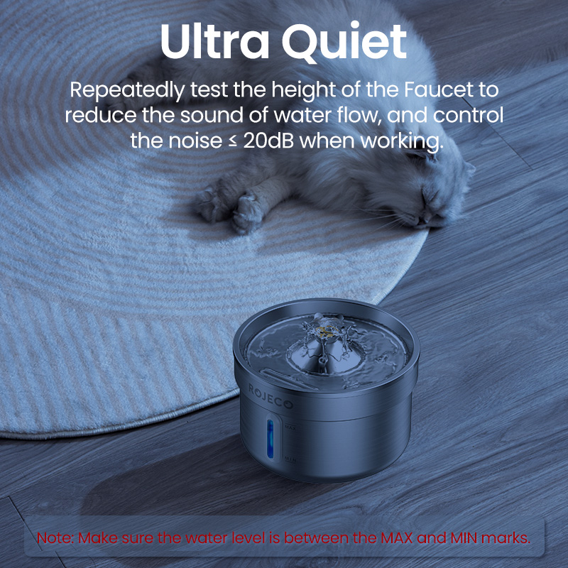 ROJECO Stainless Steel Cat Wat - đánh giá và giá Smart Pet Water Fountain Wifi