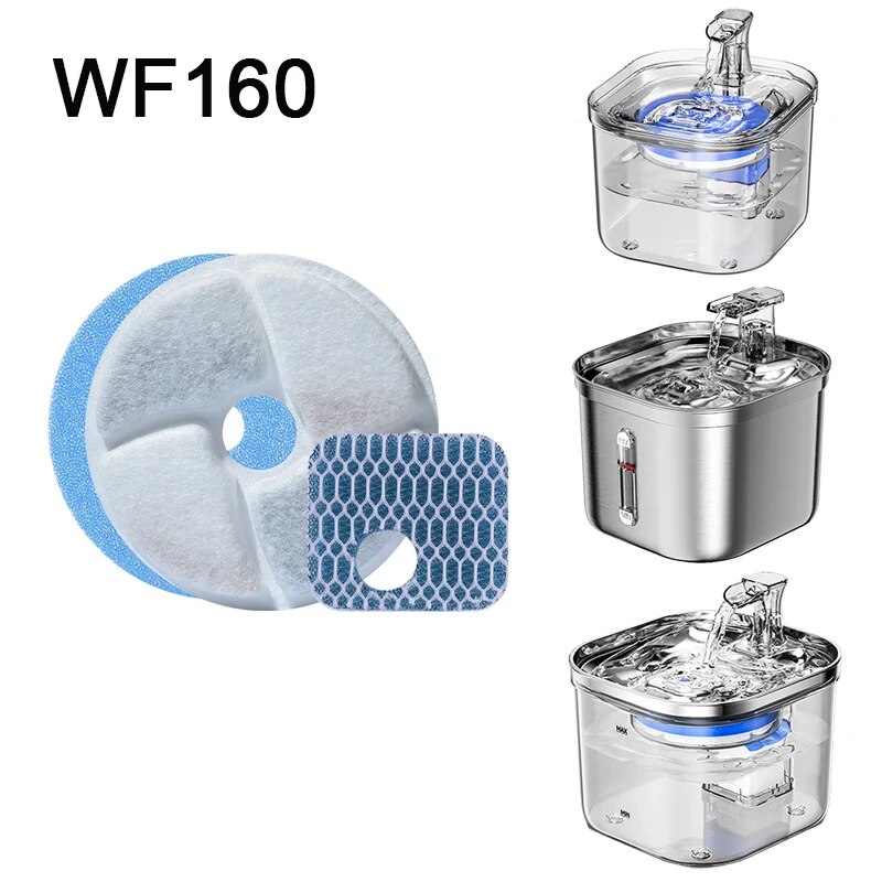 12pcs/set Replacement Filters  - đánh giá và giá Pet Fountain Filter Replacement