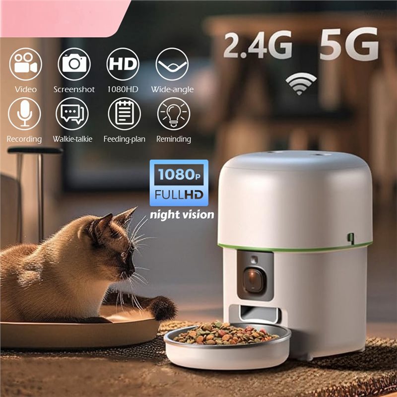 Smart Pet Cat Food Kibble Disp - đánh giá và giá Smart Pet Feeder Camera Wifi