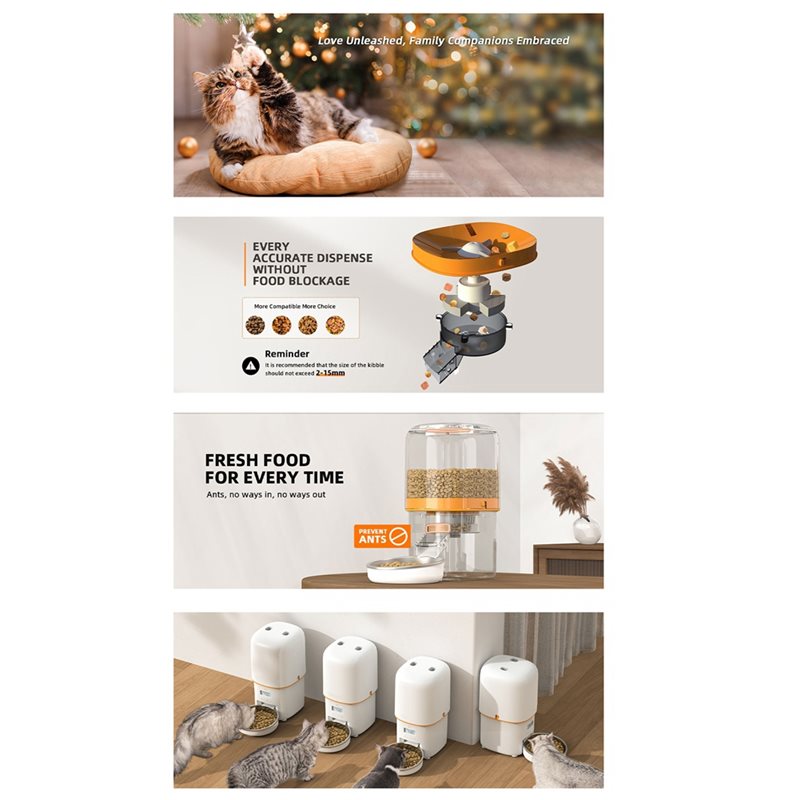 Smart Pet Cat Food Kibble Disp - đánh giá và giá Smart Pet Feeder Camera Wifi