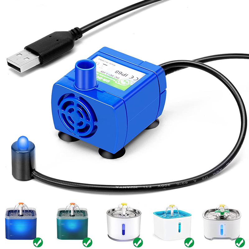 Cat Water Fountain LED Light P - đánh giá và giá Pet Water Fountain Pump Replacement