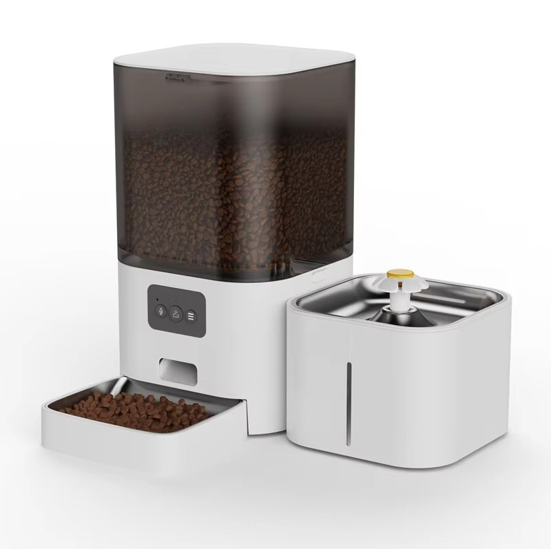 WiFi APP Controlled Smart Pet  - đánh giá và giá Automatic Cat Feeder 6L Timed