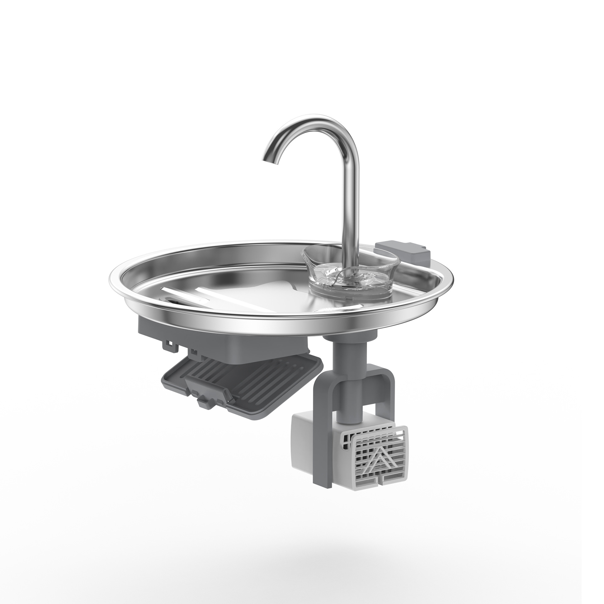 Pet Water Fountain 2.2L 304 St - đánh giá và giá Pet Water Fountain Stainless Steel
