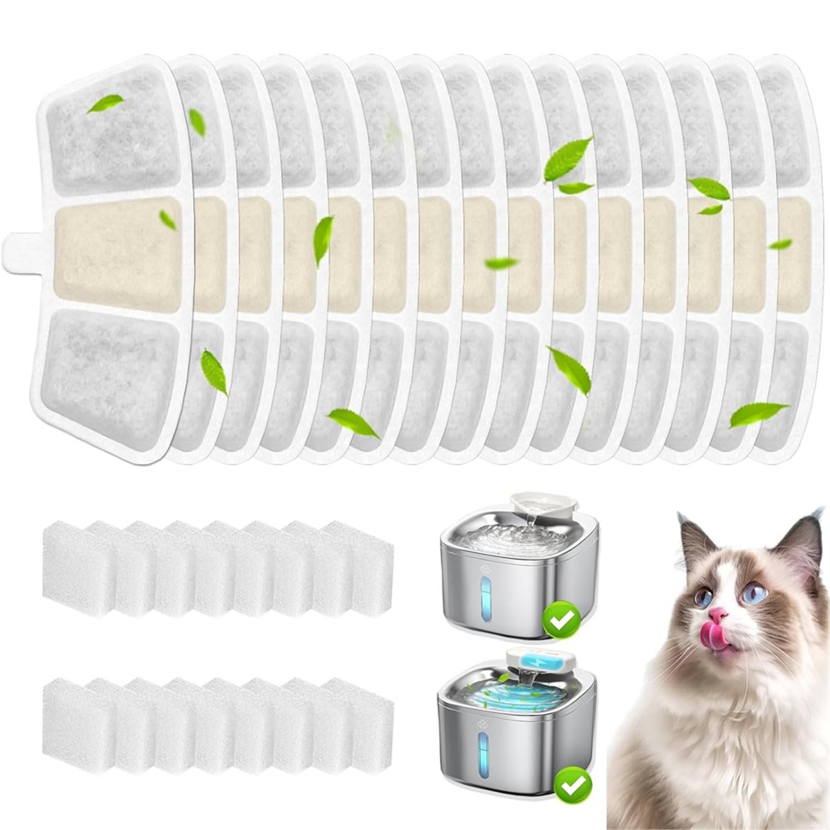 Aug.A632F-16PCS Replacement Fi - đánh giá và giá Pet Water Fountain Pump Replacement