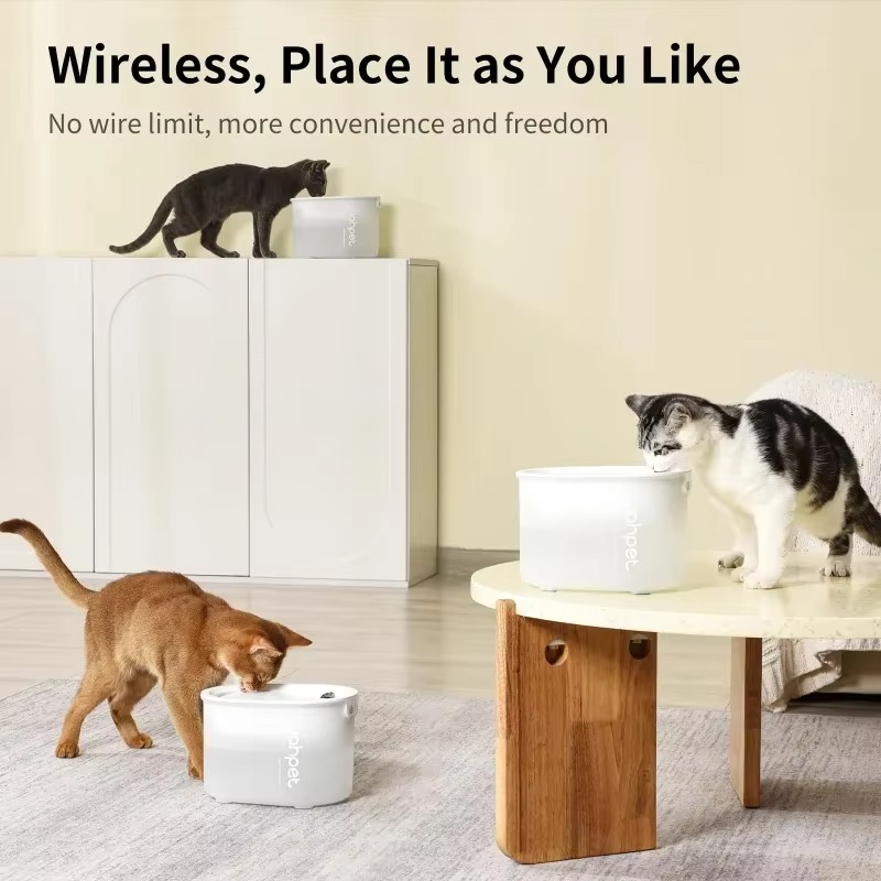 FurStaruahpet Cat Water Founta - đánh giá và giá Wireless Pet Water Fountain Battery