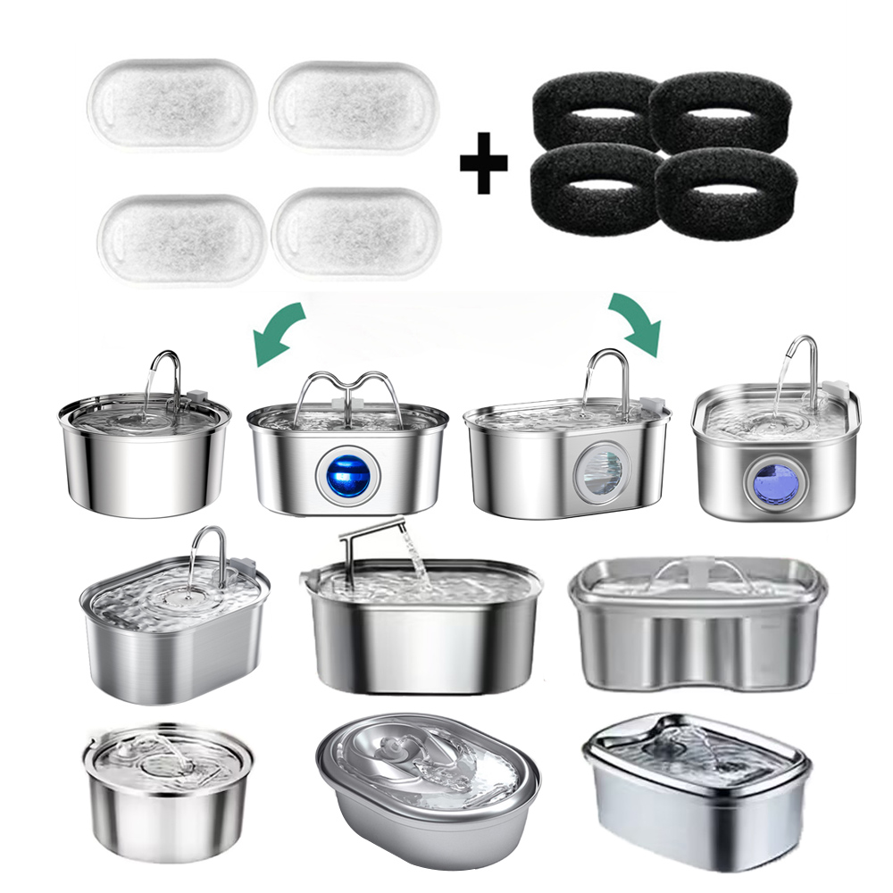 Lõi Lọc Thay Thế Cho Mèo Vòi P - đánh giá và giá Pet Water Fountain Stainless Steel