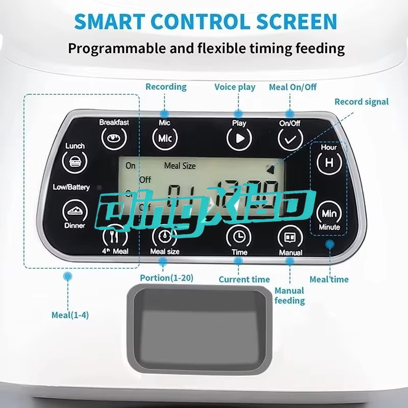 3.5L Smart Pet Feeder With WiF - đánh giá và giá Pet Feeder App Control Portion