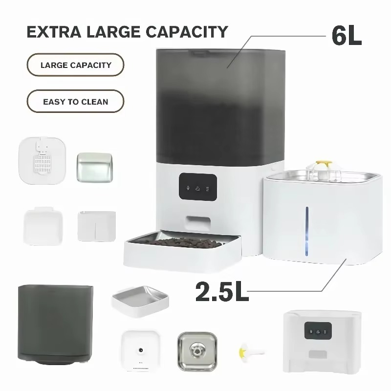 FurStarWiFi APP Controlled Sma - đánh giá và giá Automatic Cat Feeder 6L Timed
