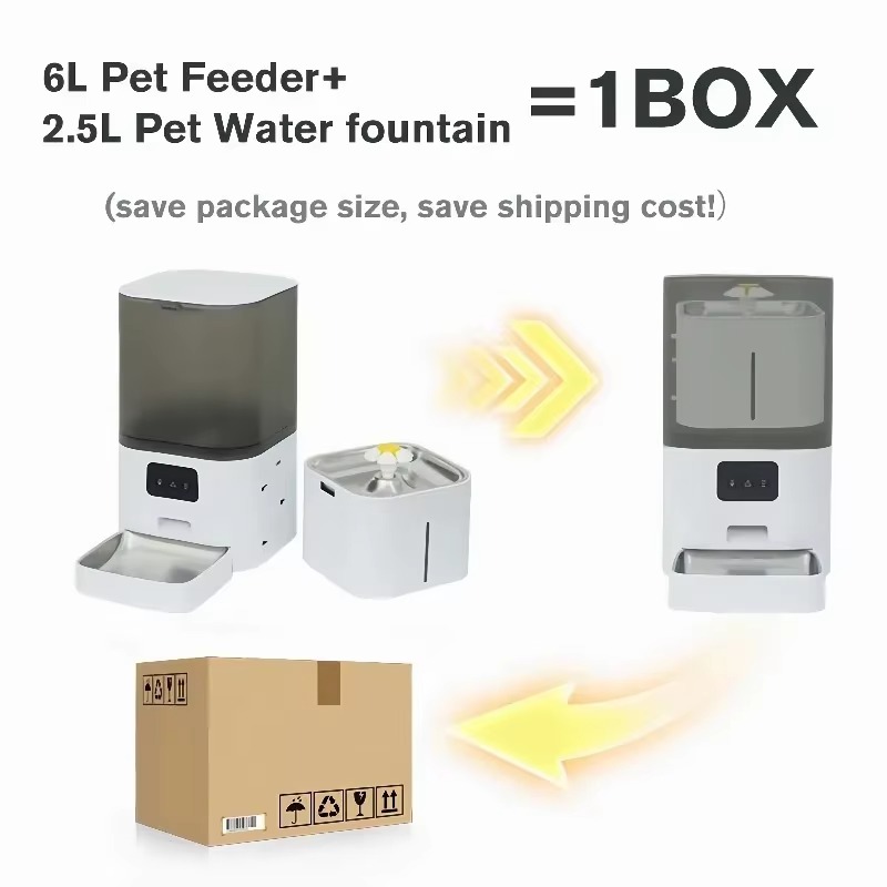 FurStarWiFi APP Controlled Sma - đánh giá và giá Automatic Cat Feeder 6L Timed