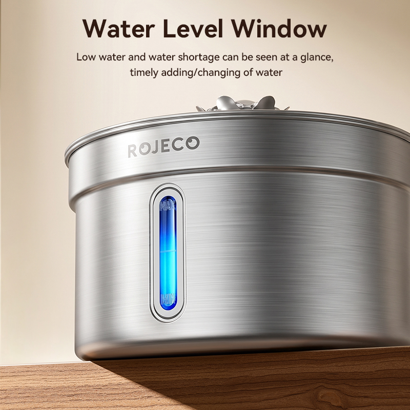 ROJECO 4L Stainless Steel Cat  - đánh giá và giá Pet Water Fountain Stainless Steel