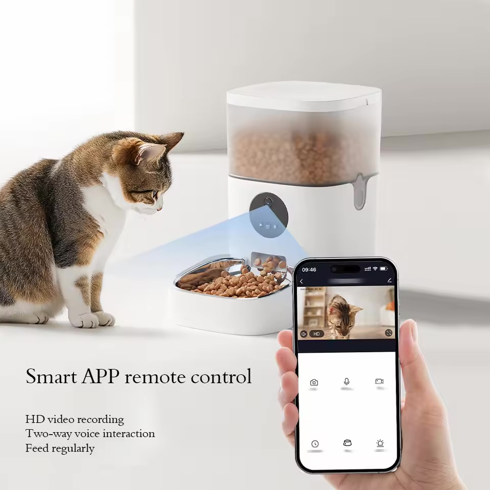 Automatic Smart Modern Pet Fee - đánh giá và giá Pet Feeder App Control Portion