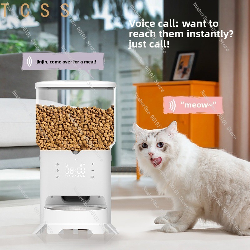 6L WiFi Smart Automatic Pet Fe - đánh giá và giá Automatic Cat Feeder 6L Timed