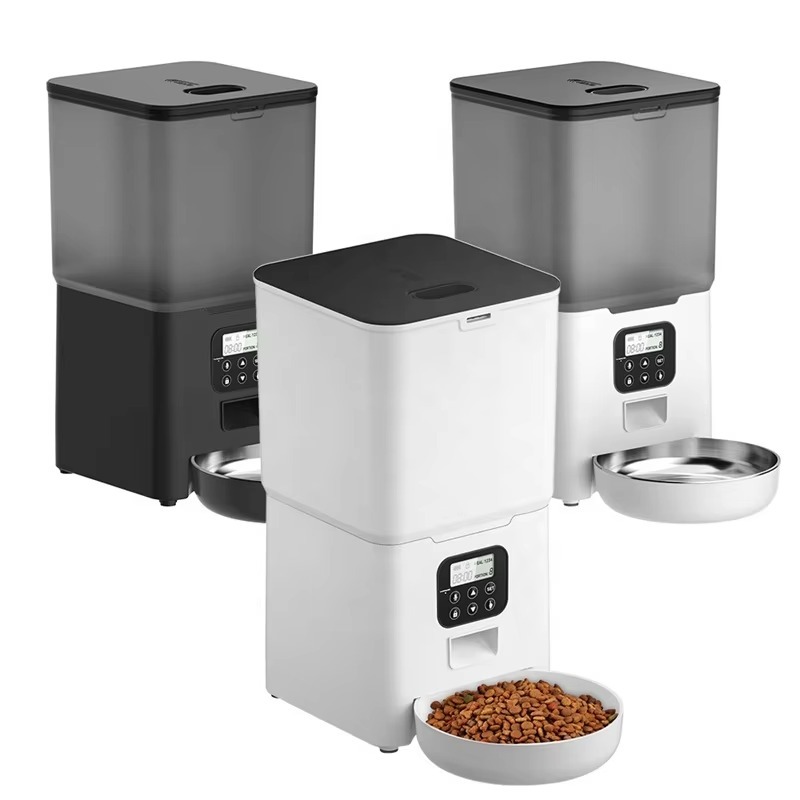 6L Smart Pet Dog Feeder Automa - đánh giá và giá Automatic Cat Feeder 6L Timed