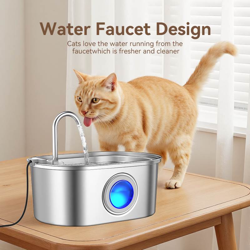 ROJECO 3.2L Stainless Steel Ca - đánh giá và giá Smart Pet Water Fountain Wifi