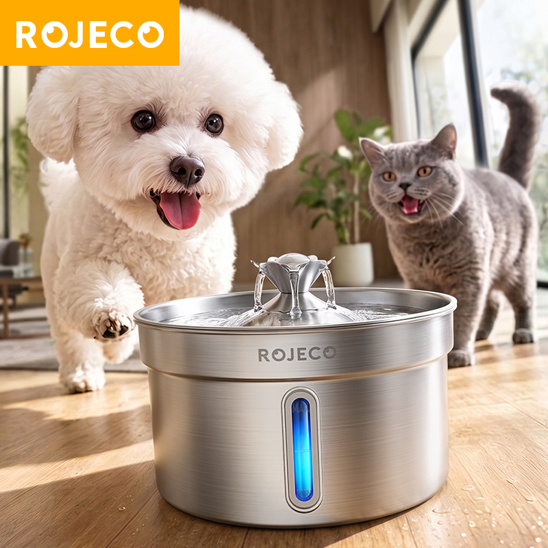 ROJECO 4L Stainless Steel Auto - đánh giá và giá Smart Pet Water Fountain Wifi